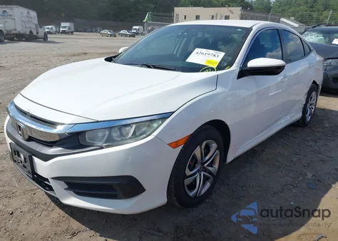 2016 Honda Civic Lx из США, поврежденный, VIN 19XFC2F5XGE203480